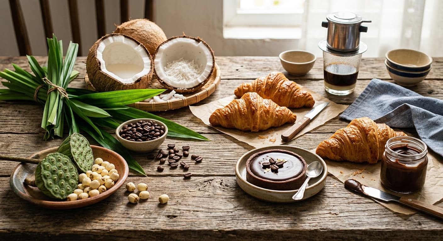 Nguyên liệu Việt Nam kết hợp kỹ thuật Pháp